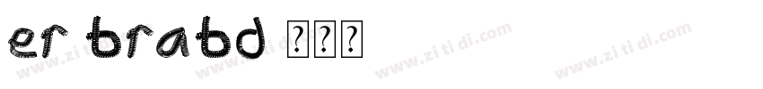 er brabd字体转换